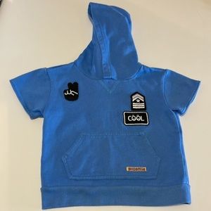 Hudson Jeans - Pullover Short Sleeve Hoodie